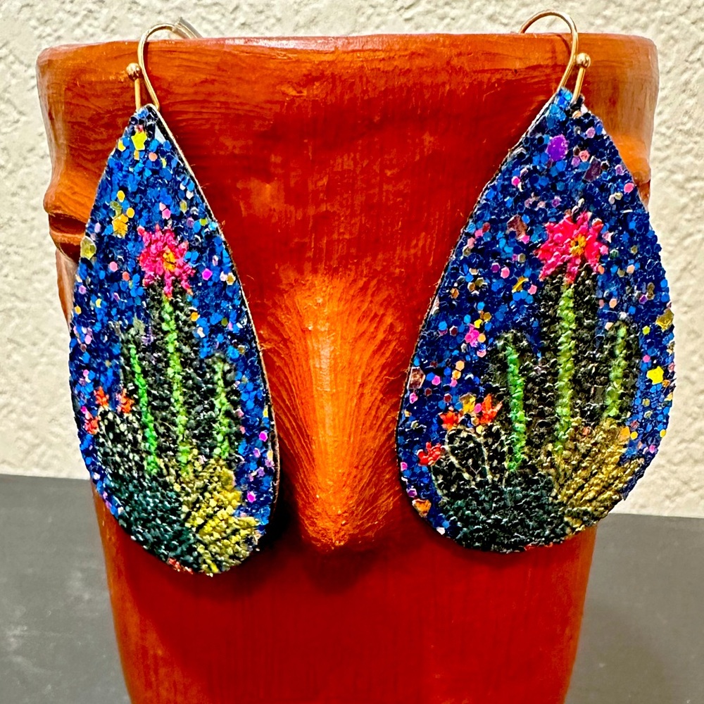 Cactus Flower Earrings